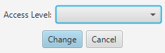 Change Access Level sub-view